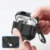 Tech-Protect Carbonox puzdro pre AirPods 4 - čierna