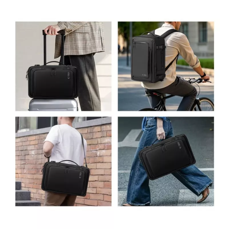 Tech-Protect Defender S50 batoh pre Ryanair & Wizzair, 20L na notebook - čierny