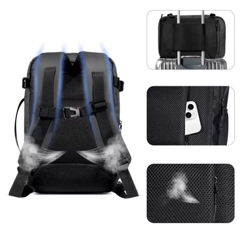 Tech-Protect Defender S50 batoh pre Ryanair & Wizzair, 20L na notebook - čierny