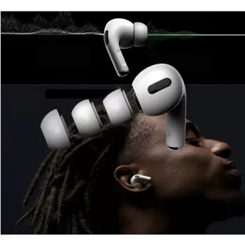 Tech-Protect nástavce do uší pre AirPods Pro 1/2 - S/M/L - biele (3 páry)