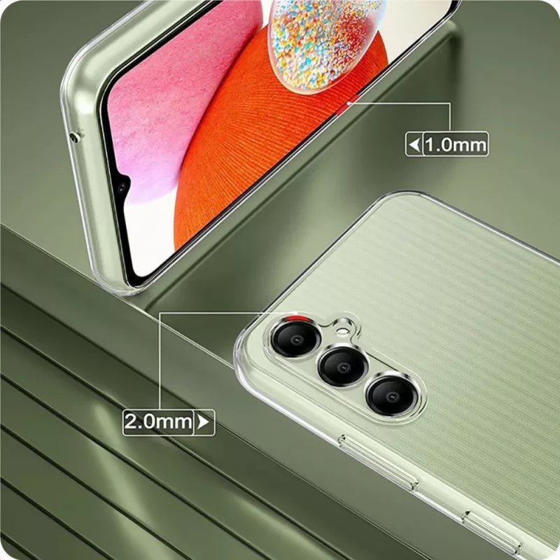 Tech-Protect FlexAir+ puzdro pre Samsung Galaxy A15 4G / 5G - transparentné