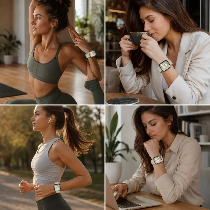 Tech-Protect nylonový remienok pre Huawei Watch Fit 3 / 4 / 4 Pro / 5 / 5 Pro - biely