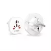 Tech-Protect Universal WL-09 univerzálny cestovný adaptér z EÚ biely