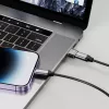 Tech-Protect USB-A (samec) na USB-C (samica) adaptér - USB 3.0, 5 Gbps, Space Grey