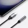 Tech-Protect USB-C na 3,5 mm mini jack audio adaptér (konektor samica) - čierny