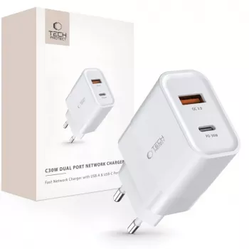 Tech-Protect White MagSafe zadné puzdro pre Apple iPhone 15 Pro Max