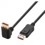 Techly DisplayPort 1.4 kábel M/M 4K@120Hz 2m čierny jednostranne zahnutý ICOC-DSP-A14-020NT9