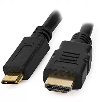 Techly HDMI kábel – HDMI konektor samec na Mini-HDMI konektor samec 0,5 m čierny