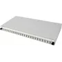 TECLINE 24-port LC Duplex Multimode sklenená vláknová racková spájacia krabica, zásuvka, svetlosivá RAL 7035, 19 palcov 1U, konektory v cene 90768