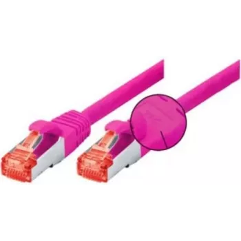 Tecline 5 m Cat6 S/FTP patch kábel, RJ-45 konektor na konektor, purpurová 71505P