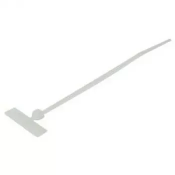 TECLINE káblové viazače s priečnym popisovým poľom, 110 x 2,5 mm, prírodné, balenie 100 ks 690110B