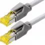 TECLINE Dätwyler S/FTP Cat 6a patch kábel, PiMF, LSZH, sivý, 5 m, Hirose TM31 konektor, 1200 MHz 78005