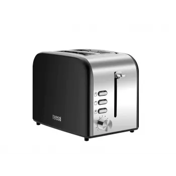 Teesa TSA3300 850W 2-slotový hriankovač so 7 stupňami opečenia, rozmrazovanie & ohrievanie, nerez