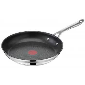 TEFAL Cook Smart panvica od Jamieho Olivera, nerezová oceľ, 28 cm, čierna
