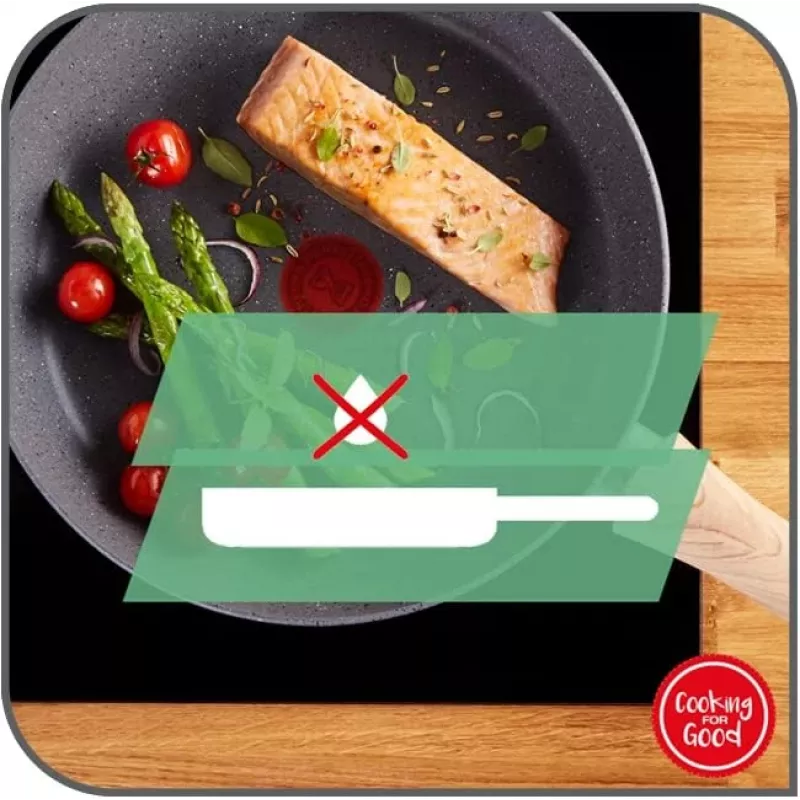 Tefal Duetto+ panvica 28 cm, nerez, titánová nepriľnavá úprava, indukcia - G7320634