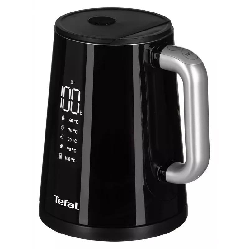 Tefal KO854830 rýchlovarná kanvica 1 L čierna regulácia teploty