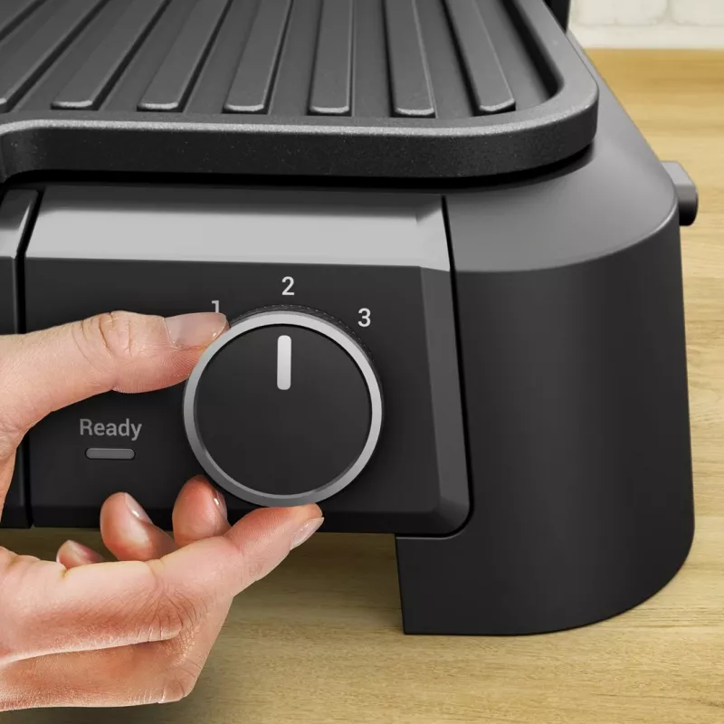 Tefal SuperGrill 3-in-1 GC510DE0 kontaktný gril, 2000 W, strieborná/čierna
