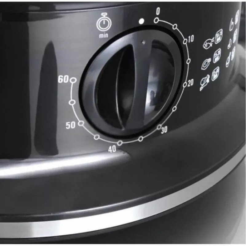 Tefal Convenient VC140135 Parný hrniec, 2 košíky, 6 L, 900 W, čierny