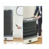 TEFAL YT4050E1 automatický parný box, 1800 W, 2 L nádrž, 3 programy, dotykový displej, skladací, biely
