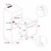 TEKA HSB 6350 SS vstavaná elektrická rúra, 70L, A+ energia, nerez