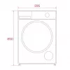 TEKA WM 20841 W PL čelná práčka, 8 kg, 1200 ot/min, biela