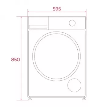 TEKA WM 20841 W PL čelná práčka, 8 kg, 1200 ot/min, biela