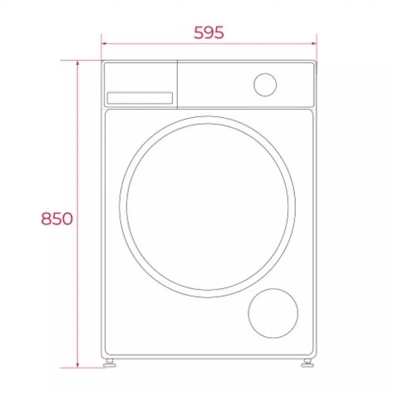 TEKA WM 20841 W PL čelná práčka, 8 kg, 1200 ot/min, biela