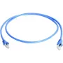 Telegärtner 100008172 CAT 5e F/UTP RJ45 patch kábel, 0,5 m, modrý, samozhášavý, ochrana proti zlomeniu