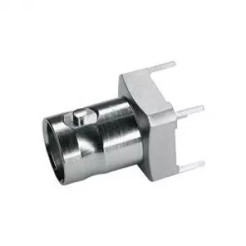 Telegärtner BNC konektor samica PCB priechodná montáž 50 Ohm Z06 20mm dĺžka pinu (J01001A1944)
