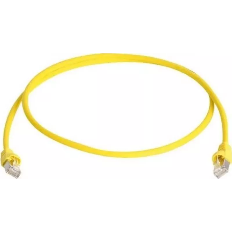 Telegärtner Cat.5e F/UTP patch kábel, RJ45, 25m, žltý L00006D0096