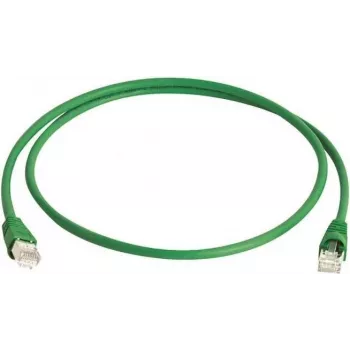 Telegärtner Cat.6A S/FTP LSZH patch kábel, 50 m, zelený