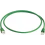 Telegärtner Cat.6A S/FTP LSZH patch kábel, 50 m, zelený