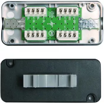TELEGÄRTNER Cat.7 spojovací modul na predĺženie kábla, plne tienený, s adaptérom pre 8-žilový Twisted-Pair J00060B0069