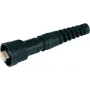 Telegärtner STX V1 RJ45 sada konektorov, plastová verzia 1, rovná, 8P8C, tienená, čierna, 1 kus
