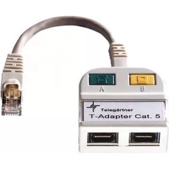 TELEGÄRTNER T-adapter Cat5e na 100Base-T/ISDN RJ45 splitter (J00029A0013)