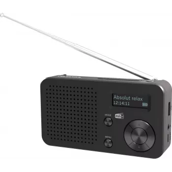 Telestar TOP 100 DAB+ prenosné rádio s UKV, čierna