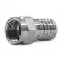 Televes FCR70 F-Type krimpovací konektor pre 7 mm koaxiálny kábel, niklovaná mosadz, 75 Ohm, 0-3000 MHz
