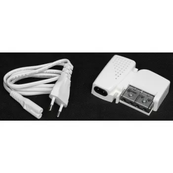 TELEVES PicoKom 1 EC anténny zosilňovač, 1 vstup, 2 výstupy, zosilnenie 12 dB, 47-694 MHz, F konektory, do interiéru