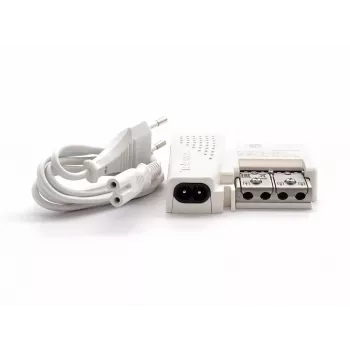 TELEVES PicoKom 1 EC anténny zosilňovač, 1 vstup, 2 výstupy, zosilnenie 12 dB, 47-694 MHz, F konektory, do interiéru
