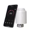 Tellur Smart WiFi termostatická hlavica radiátora RVSH1 LED biela