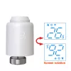 Tellur Smart WiFi termostatická hlavica radiátora RVSH1 LED biela