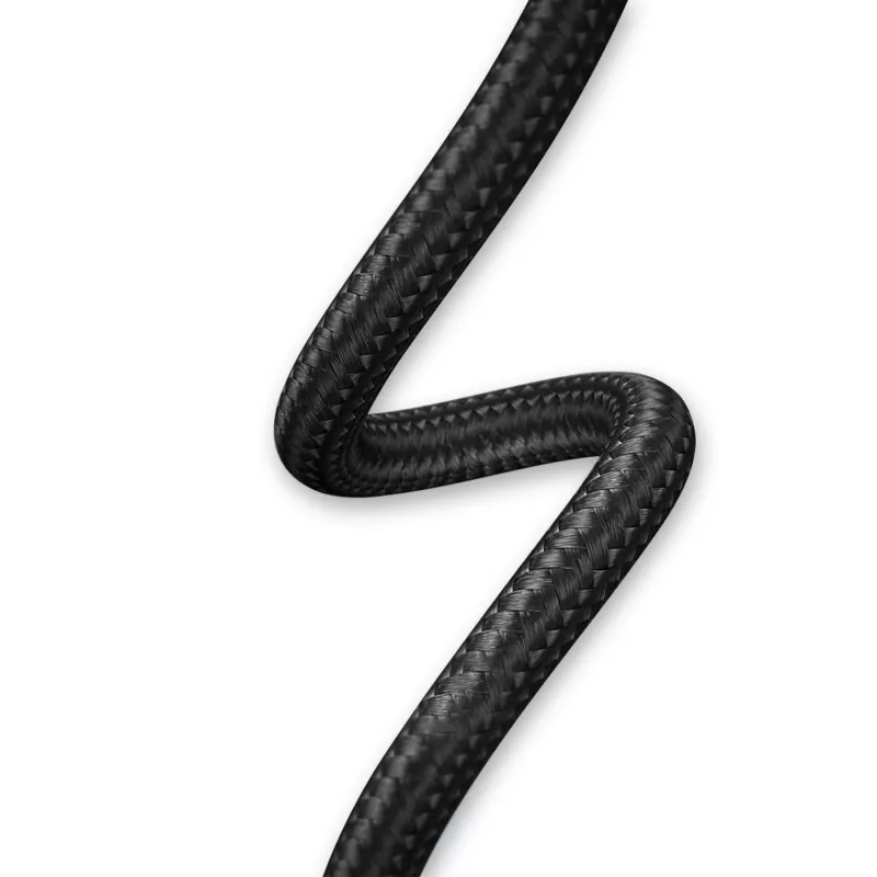 Tellur kábel Type-C to Type-C 3A PD60W 2m nylon čierny