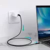 Tellur kábel Type-C to Type-C 3A PD60W 2m nylon čierny