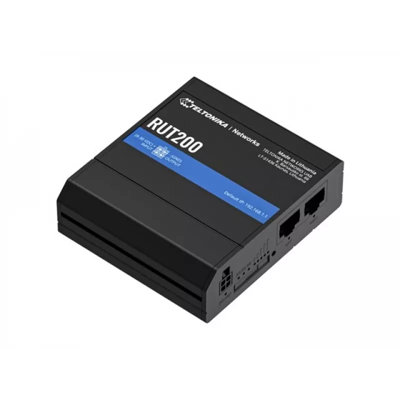 Teltonika Networks RUT200 eSIM 4G/LTE/3G Wi-Fi EMEA EU priemyselný mobilný router