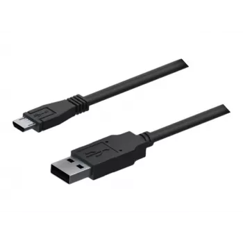 Teltonika USB 2.0 kábel, konektor samec USB-A na konektor samec Micro-USB (čierna, 0,8 m)