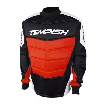 Tempish MOHAWK2 ACTIV Senior brankársky dres - XL červený, dlhý rukáv, výstuha lakťov a ramien