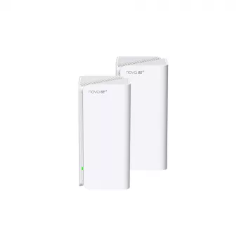 Tenda MX21 Pro (balenie 2 ks) Tri-Band Wi-Fi 6E AXE5400 Mesh systém, biela, 3 interné antény
