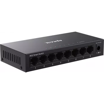 Tenda TEG2208D Web Smart L2 Cloud Managed switch, 8x 10/100/1000 Mbps, kov, bez ventilátora
