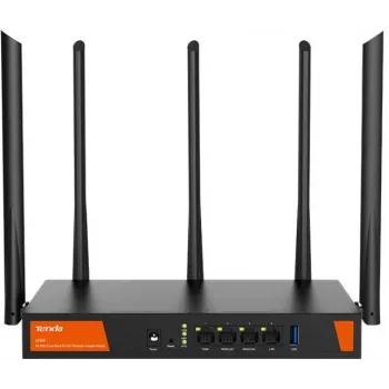 Tenda W30E AX3000 bezdrôtový router gigabit ethernet dual-band (2,4 GHz / 5 GHz) čierny
