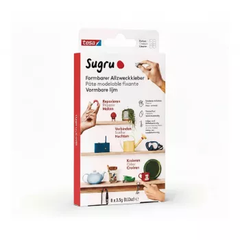TESA Sugru formovateľné univerzálne lepidlo balenie 8 ks viacfarebné